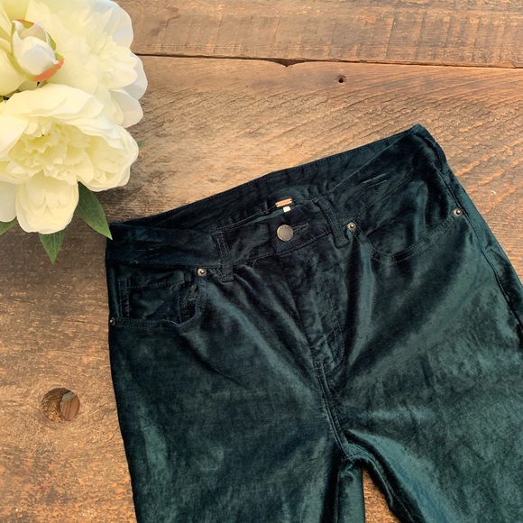 Free People Velvet ankle pant - Picture 3 of 4
